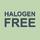 Halogen-free; without chlorine, fluorine and bromine