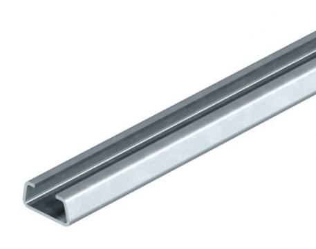 CL2512 profile rail, 11 mm slot, FS, unperforated 2000 | 25 | 12 | 1.5 | Steel | Strip galvanized | 