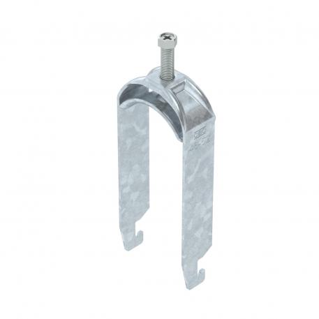 Clamp clip 2056 U-foot, 2-fold, metal pressure sleeve, FT 46 | 52 | 5