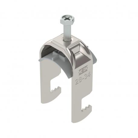 Clamp clip 2056, F-foot, single, plastic pressure trough, A2 28 | 34 | 3