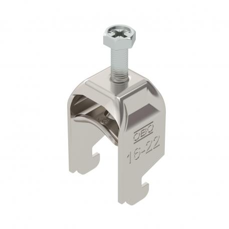 Clamp clip 2056 N-foot, 1-fold, metal pressure sleeve, A2 16 | 22 | 3