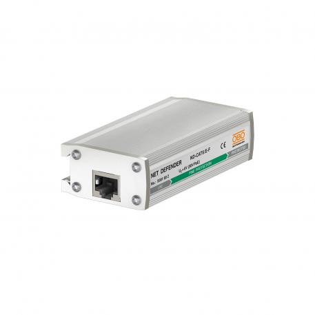 千兆网电涌保护器（ND-CAT6/E-F 级） 8 | 精细保护，8线+屏蔽 | 58 | RJ45 8(8)