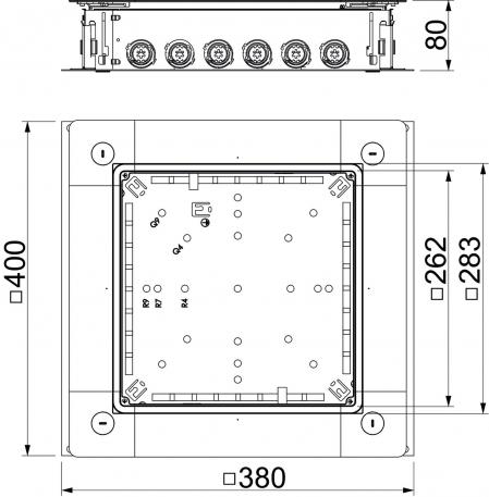 Ukt R J Box UZD250-4 R junction and branch box | OBO
