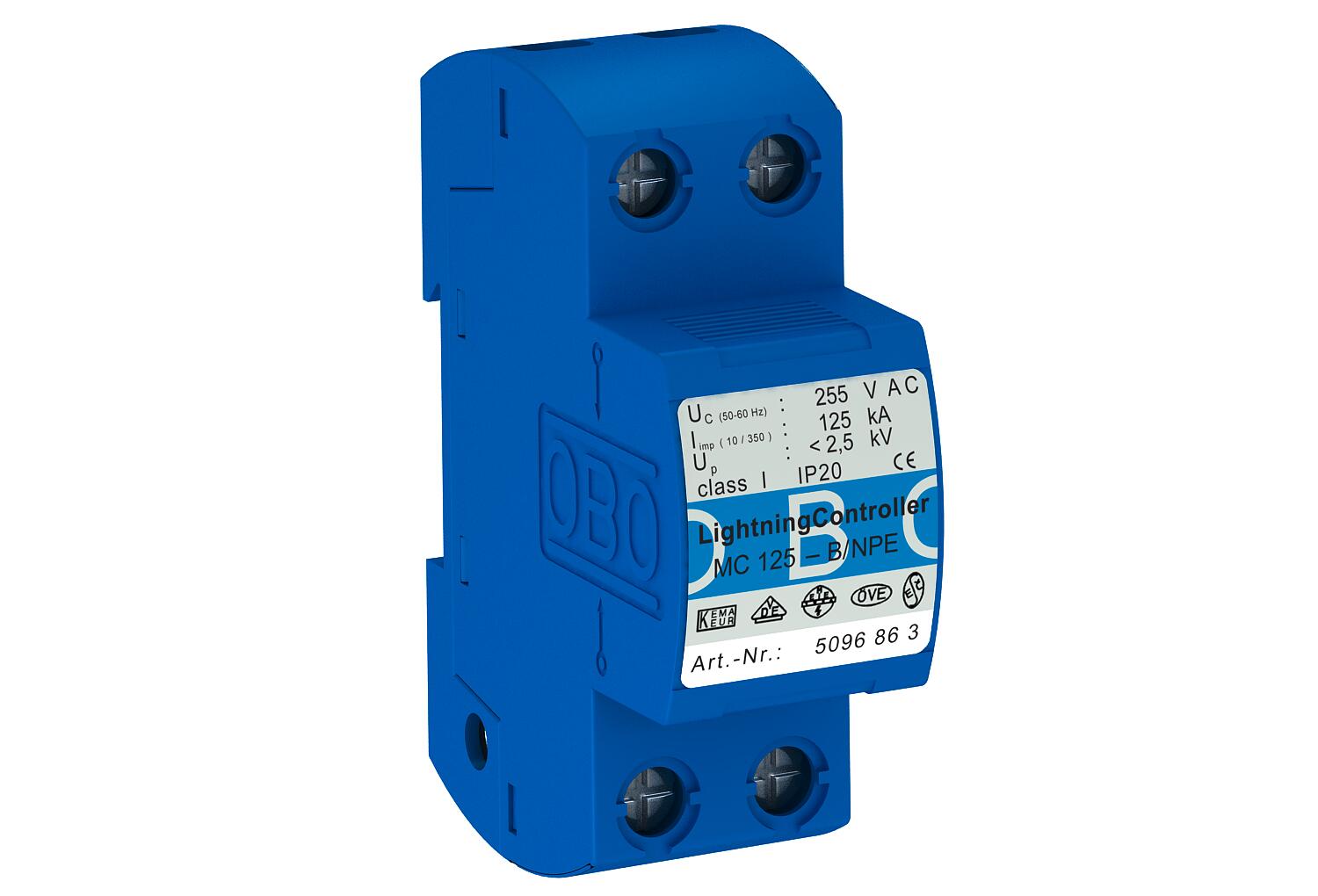 Lightning current arrester, 1pole NPE OBO